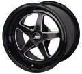 Avenger Series Race Wheels - Black Clear w/ Diamond Cut; 17 inch X 10 inch Rear Wheel w/ Lug Nuts...